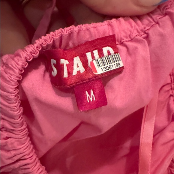 STAUD Apfel Cutout Maxi Dress - Pink Size M - Picture 8 of 11